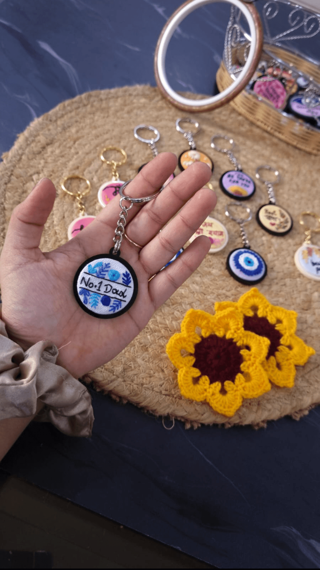 Keychains for Papa (Big)